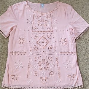 J.Crew eyelet top